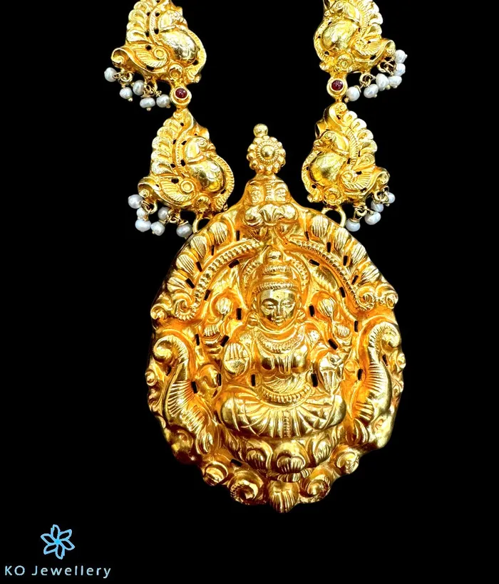 Necklaces Silversmith The Bhagyashri Silver Nakkasi Necklace