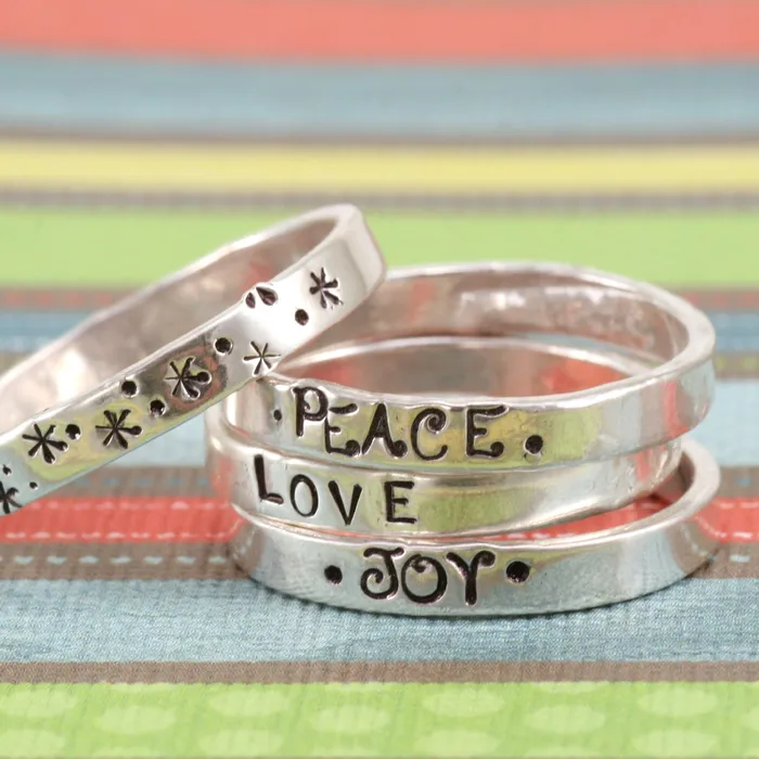 PSV Rings Sterling Silver Ring Stamping Blank 3mm Wide SIZE 7