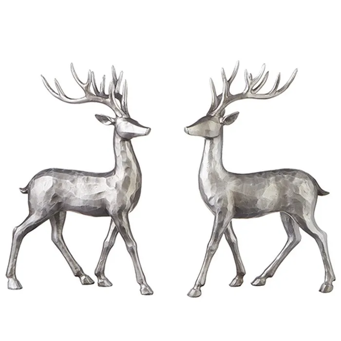 Raz Imports Necklaces Raz Imports 2022 Cozy Christmas 145 Silver Leaf Deer Asst Of 2 Raz Imports Necklaces Raz Imports 2022 Cozy Christmas 145 Silver Leaf Deer Asst Of 2
