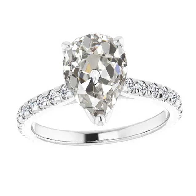 Real Natural Earth Mined Diamond Solitaire Ring With Accents Round Pear Old Miner 550 Carats HarryChadEntcom Rings Real Natural Earth Mined Diamond Solitaire Ring With Accents Round Pear Old Miner 550 Carats HarryChadEntcom Rings