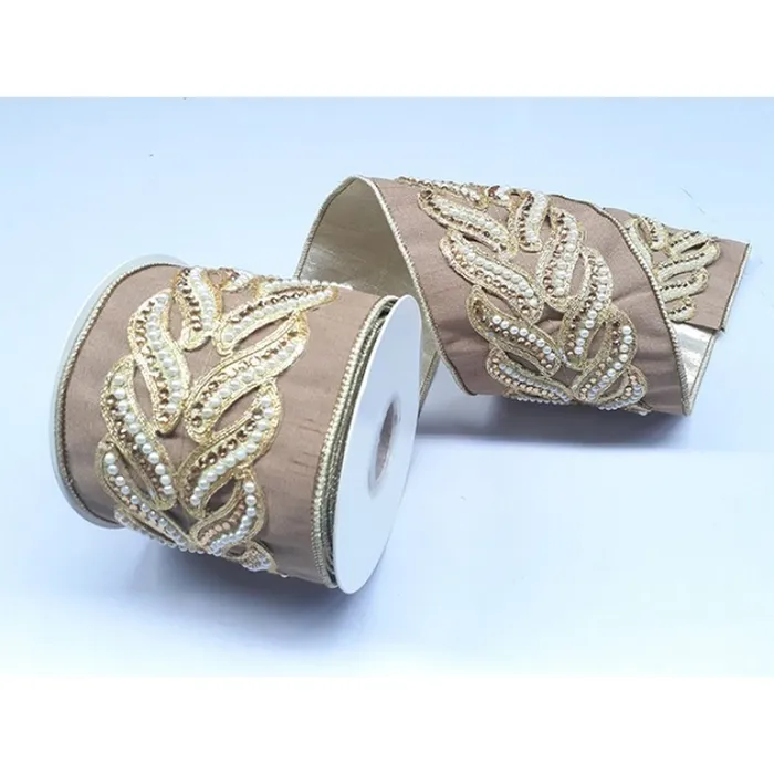 Regency International Earrings Regency International 4 X 5 Yards PearlJewel Trim Met Dupion Gold Back Ribbon Regency International Earrings Regency International 4 X 5 Yards PearlJewel Trim Met Dupion Gold Back Ribbon