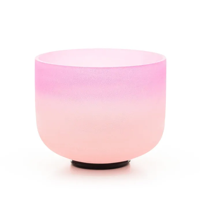 Rings 712 Inch Pastel Gradient Set of 7 Crystal Singing Bowls FREE Carrying Case Mallet and Oring Life Changing Energy