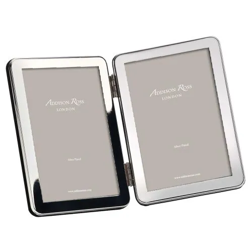 Rings Addison Ross Addison Ross 15mm Double Silver Plate Frame Rings Addison Ross Addison Ross 15mm Double Silver Plate Frame