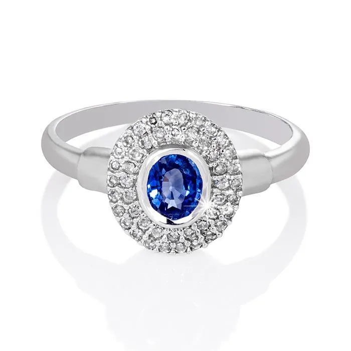 Rings GB 240 Ct Oval Cut Sri Lanka Sapphire Natural Earth Mined Diamonds Engagement Ring Rings GB 240 Ct Oval Cut Sri Lanka Sapphire Natural Earth Mined Diamonds Engagement Ring