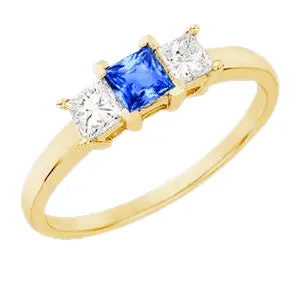 Rings GB 3 Stone Natural Earth Mined Diamond Anniversary Gemstone Ring 2 Carats Yellow Gold 14K Rings GB 3 Stone Natural Earth Mined Diamond Anniversary Gemstone Ring 2 Carats Yellow Gold 14K