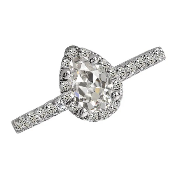 Rings Halo Round Pear Old Mine Cut Real Natural Earth Mined Diamond Ring 5 Carats White Gold HarryChadEntcom Rings Halo Round Pear Old Mine Cut Real Natural Earth Mined Diamond Ring 5 Carats White Gold HarryChadEntcom
