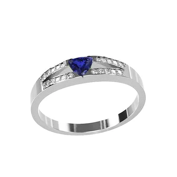 Rings HarryChadEntcom Blue Sapphire Gemstone Trillion Cut Ring 1 Carat Split Shank Natural Earth Mined Diamonds Rings HarryChadEntcom Blue Sapphire Gemstone Trillion Cut Ring 1 Carat Split Shank Natural Earth Mined Diamonds