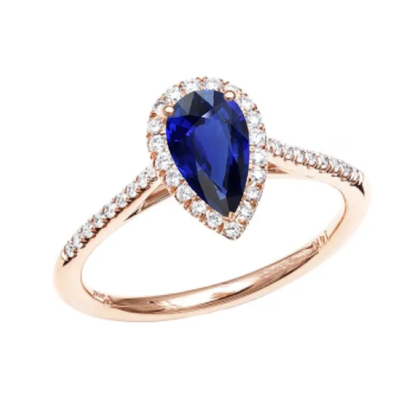 Rings HarryChadEntcom Gemstone Natural Earth Mined Diamond Jewelry Halo Pear Ceylon Sapphire Ring 350 Carats Rings HarryChadEntcom Gemstone Natural Earth Mined Diamond Jewelry Halo Pear Ceylon Sapphire Ring 350 Carats
