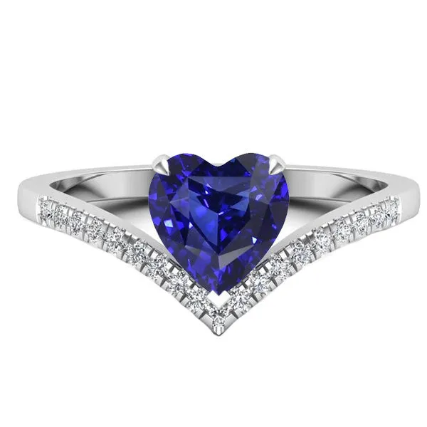 Rings HarryChadEntcom Gemstone Ring Enhancer Blue Sapphire Heart Cut 3 Carats Gold Jewelry Rings HarryChadEntcom Gemstone Ring Enhancer Blue Sapphire Heart Cut 3 Carats Gold Jewelry