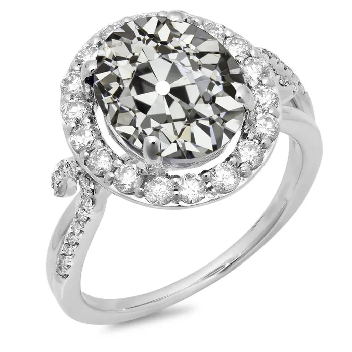 Rings HarryChadEntcom Round Oval Old Cut Natural Earth Mined Diamond Halo Ring Prong Set 10 Carats Jewelry Rings HarryChadEntcom Round Oval Old Cut Natural Earth Mined Diamond Halo Ring Prong Set 10 Carats Jewelry