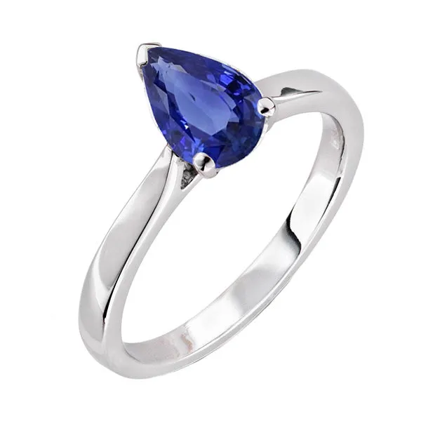 Rings HarryChadEntcom Solitaire White Gold Sri Lankan Sapphire Ring 250 Carats Rings HarryChadEntcom Solitaire White Gold Sri Lankan Sapphire Ring 250 Carats