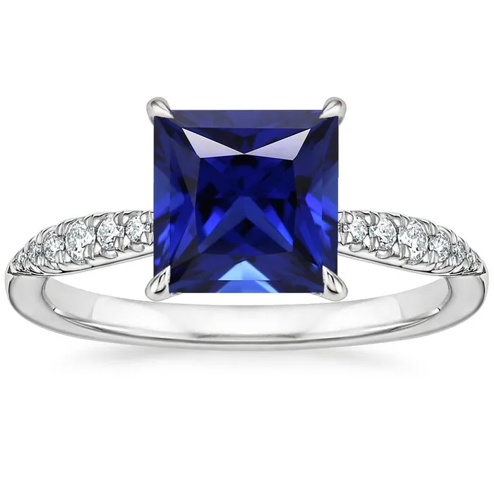 Rings HarryChadEntcom Women Engagement Ring Sri Lankan Sapphire and Natural Earth Mined Diamond 525 Carat Rings HarryChadEntcom Women Engagement Ring Sri Lankan Sapphire and Natural Earth Mined Diamond 525 Carat