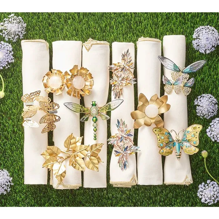 Rings Kim Seybert Bougainvillea Napkin Ring In Gold Set Of 4 Kim Seybert Rings Kim Seybert Bougainvillea Napkin Ring In Gold Set Of 4 Kim Seybert