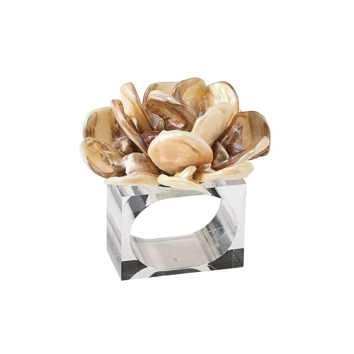 Rings Kim Seybert Kim Seybert Tahiti Napkin Ring Natural