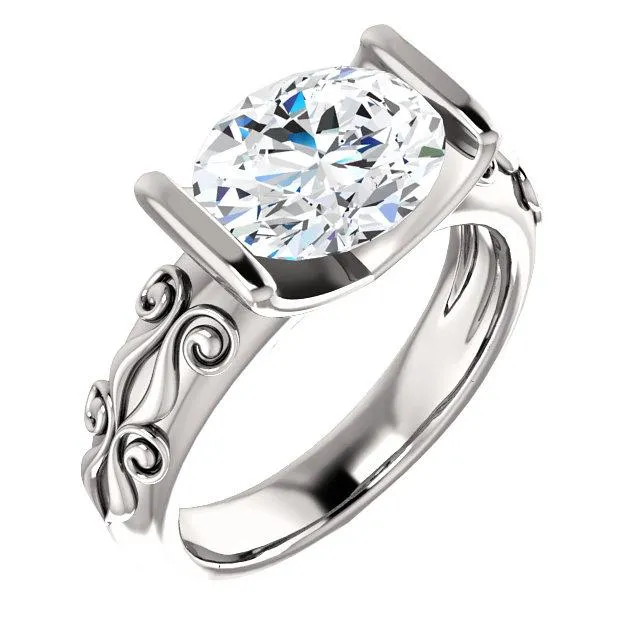 Rings Natural Earth Mined Diamond Solitaire Ring Antique Style 250 Carats Filigree White Gold GB Rings Natural Earth Mined Diamond Solitaire Ring Antique Style 250 Carats Filigree White Gold GB