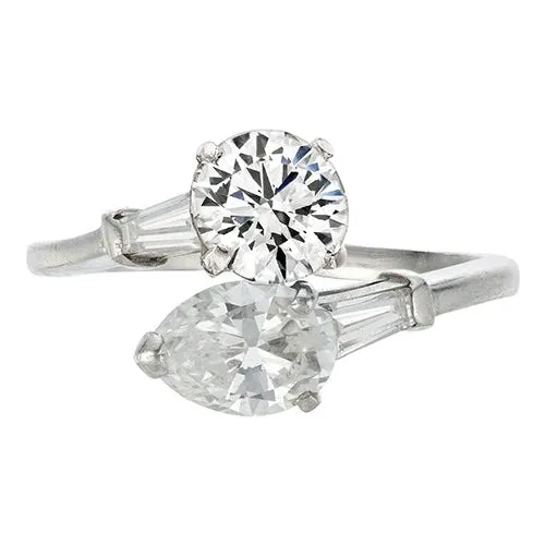 Rings Pear And Round Toi Et Moi Earth Mined Diamond Ring HarryChadEntcom Rings Pear And Round Toi Et Moi Earth Mined Diamond Ring HarryChadEntcom