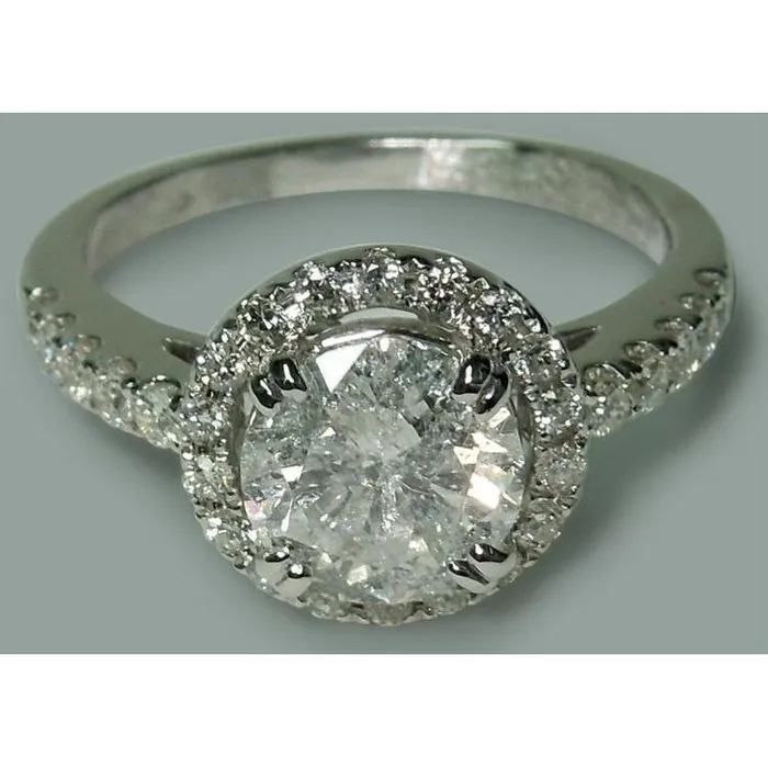 Round Engagement Ring Solitaire 272 Carats White Gold 14K Natural Earth Mined Diamond GB Rings Round Engagement Ring Solitaire 272 Carats White Gold 14K Natural Earth Mined Diamond GB Rings