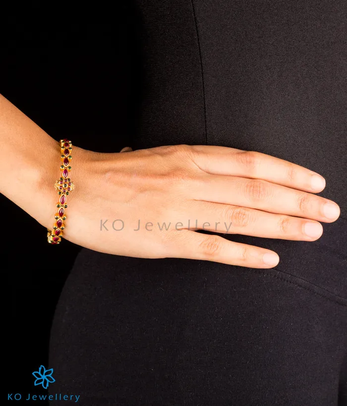 Silversmith Bracelets The Pauspa Silver Kemp BraceletRedSize22242628