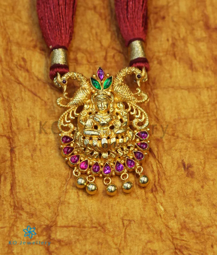 Silversmith The Shravya Silver Lakshmi Necklace Necklaces
