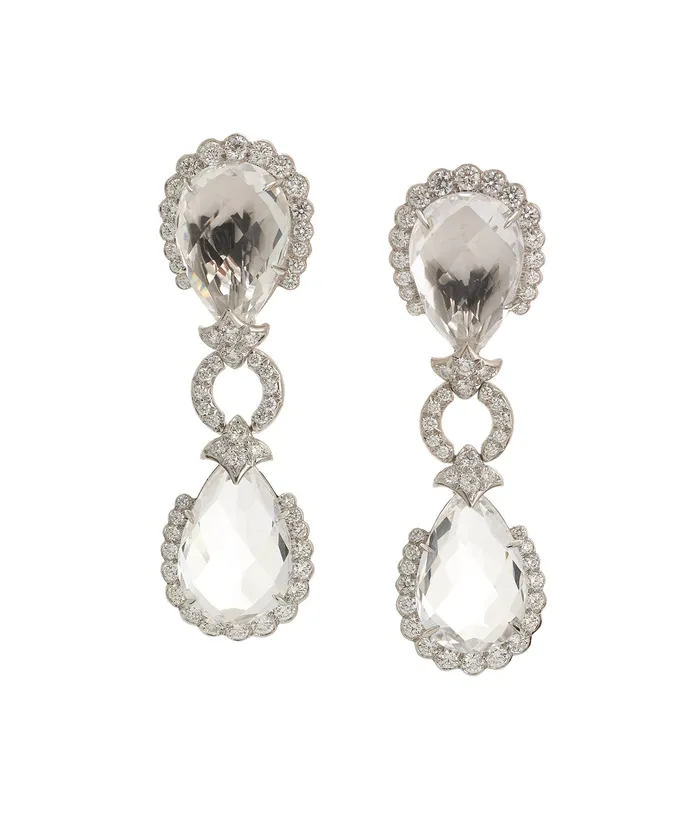 Spruce Pine Drop Earrings David Webb Workshop Earrings