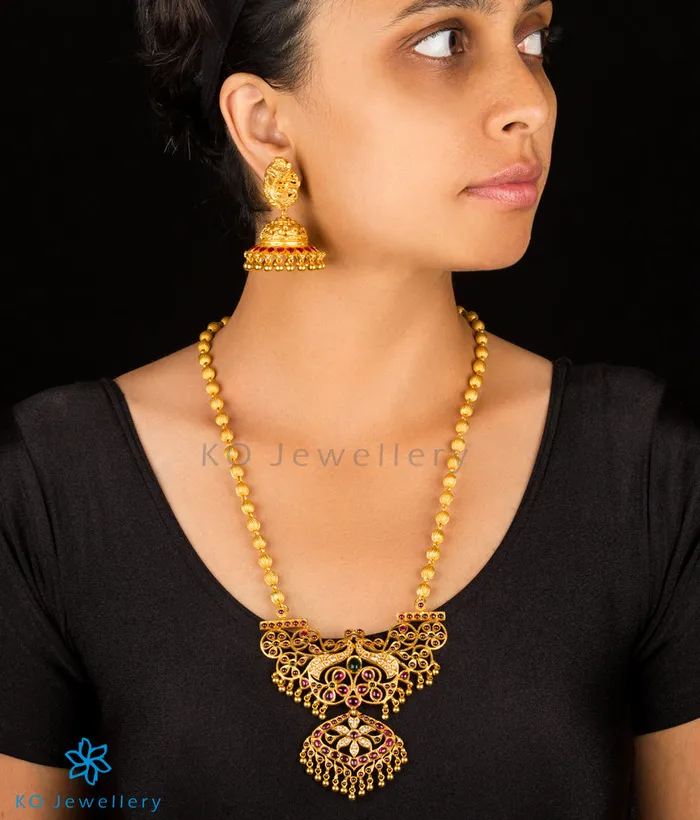 The Abharan Silver Makarakanti Necklace Silversmith Necklaces
