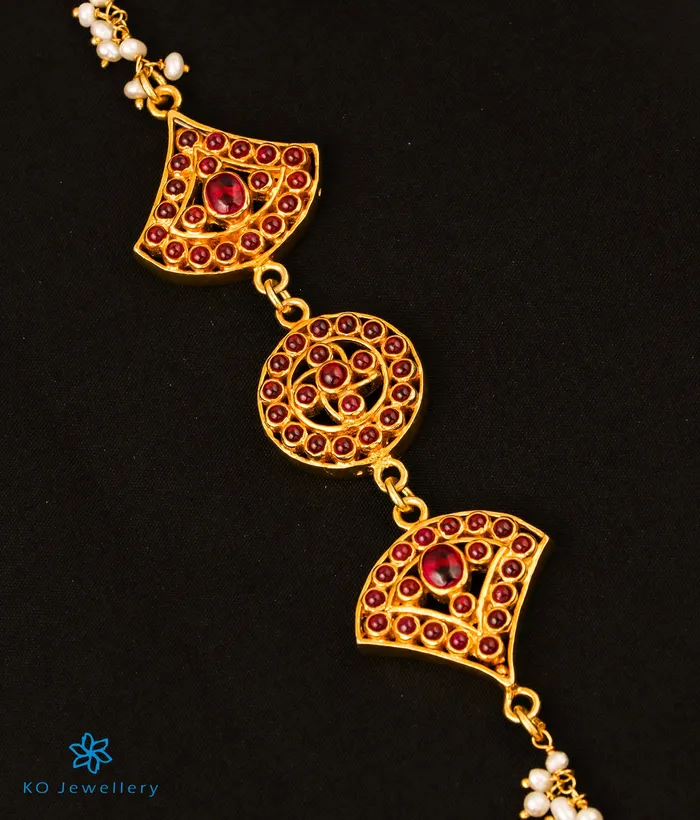 The Anuja Silver Pearl Mohappu Necklace Silversmith Necklaces