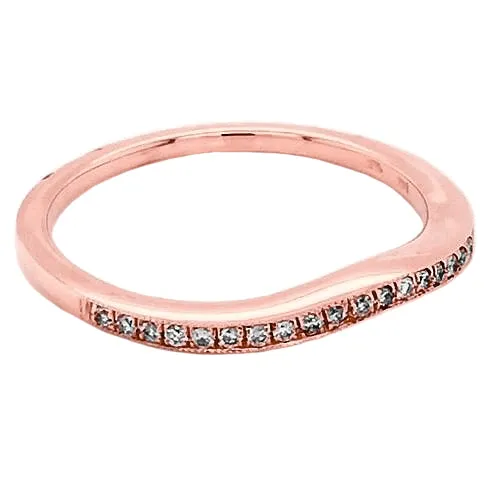 Wedding Anniversary Band 075 Carats Round Natural Earth Mined Diamond F Vs1 Rose Gold 14K GB Rings Wedding Anniversary Band 075 Carats Round Natural Earth Mined Diamond F Vs1 Rose Gold 14K GB Rings