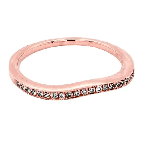 Wedding Anniversary Band 075 Carats Round Natural Earth Mined Diamond F Vs1 Rose Gold 14K GB Rings Wedding Anniversary Band 075 Carats Round Natural Earth Mined Diamond F Vs1 Rose Gold 14K GB Rings