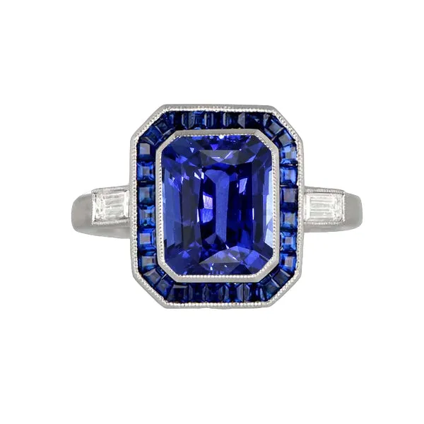 Women Halo Gemstone Blue Sapphires Ring 350 Carats Baguette Natural Earth Mined Diamonds HarryChadEntcom Rings Women Halo Gemstone Blue Sapphires Ring 350 Carats Baguette Natural Earth Mined Diamonds HarryChadEntcom Rings