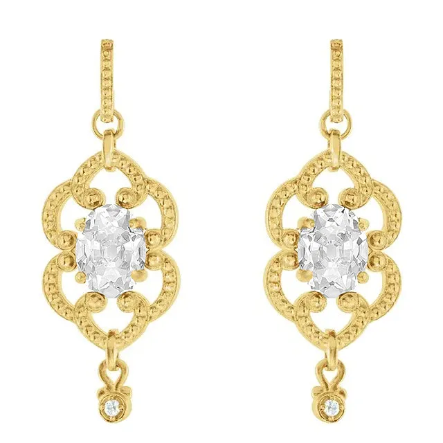 Yellow Gold Drop Earrings 425 Ct Antique Look Oval Old Cut Natural Diamond HarryChadEntcom Earrings Yellow Gold Drop Earrings 425 Ct Antique Look Oval Old Cut Natural Diamond HarryChadEntcom Earrings