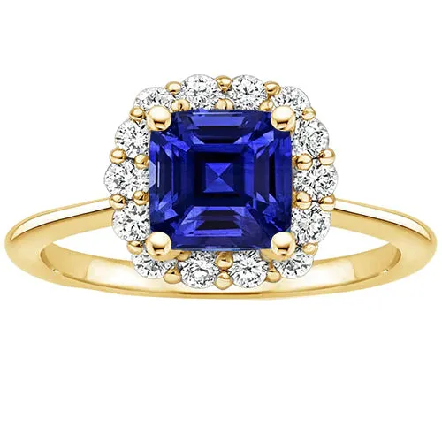 Yellow Gold Sapphire Ring HarryChadEntcom Rings