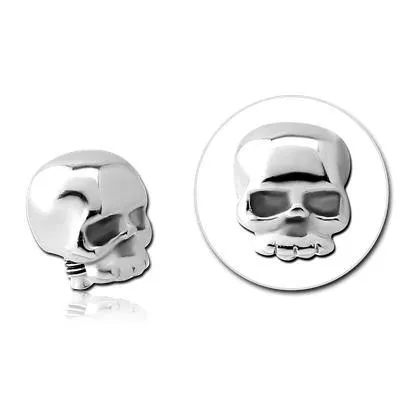 14g Skull Stainless End Tulsa Body Jewelry Bracelets