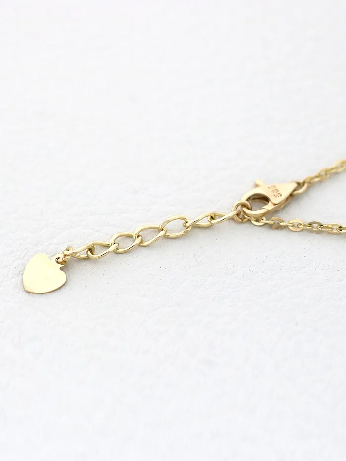 14K 18K gold Love Two Ring Necklace MinimalBijoux Necklaces