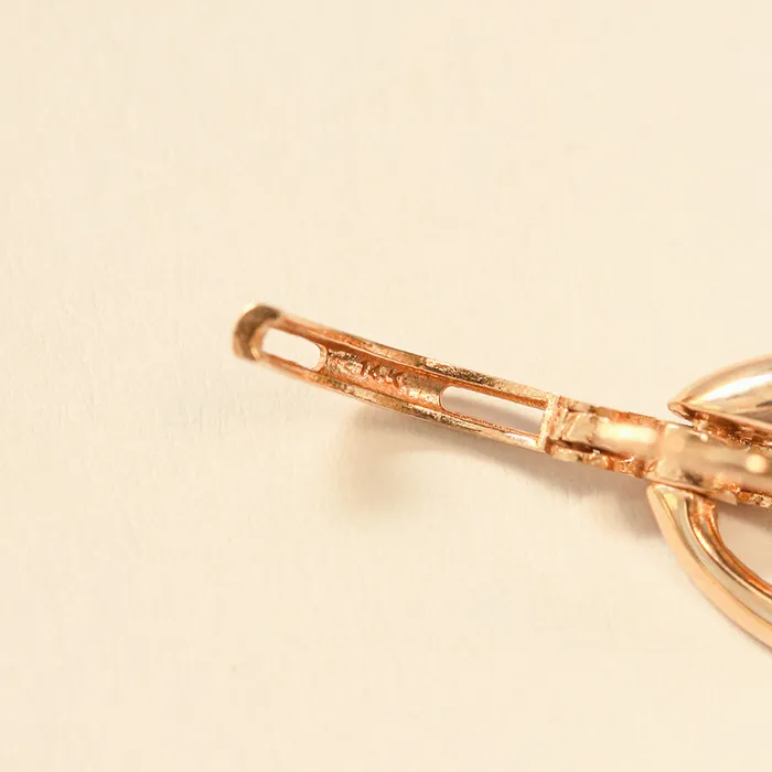 14K 18K Gold Oval Round Drop Cartilage Hoop Earring MinimalBijoux Earrings