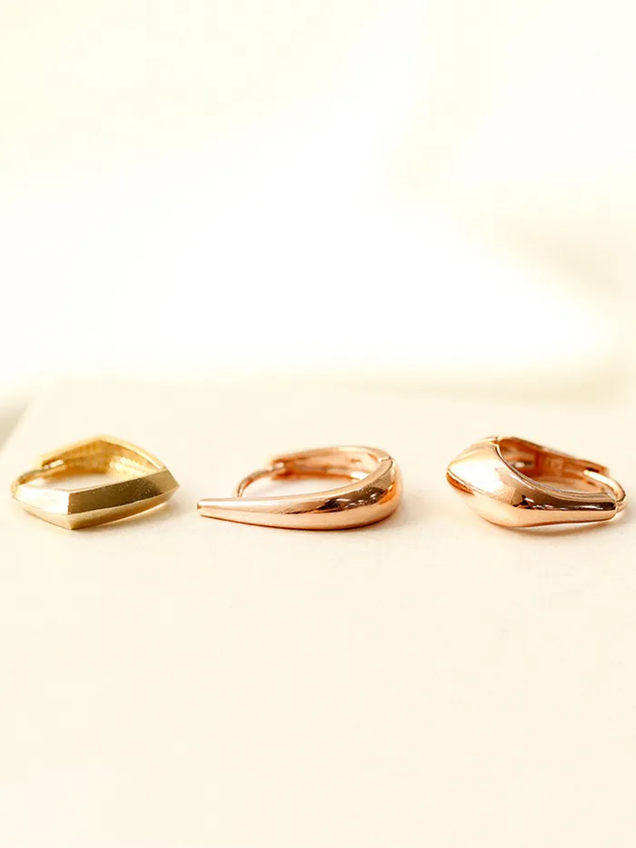 14K Gold Daily Volume Cartilage Hoop Earring MinimalBijoux Earrings
