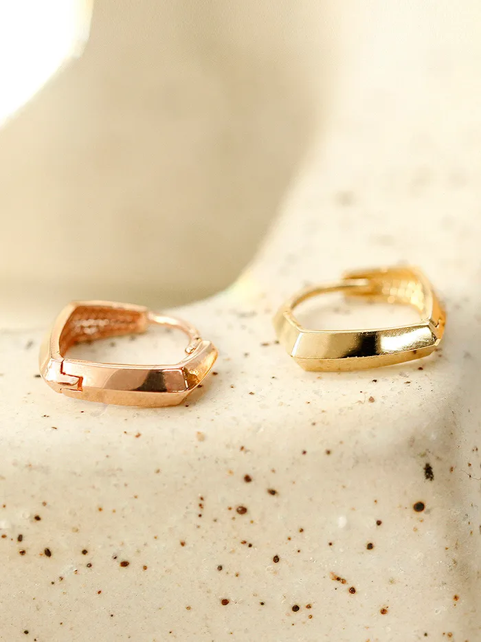 14K Gold Daily Volume Cartilage Hoop Earring MinimalBijoux Earrings