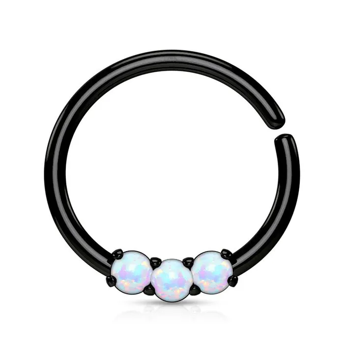 3Opal Continuous Ring Tulsa Body Jewelry Rings