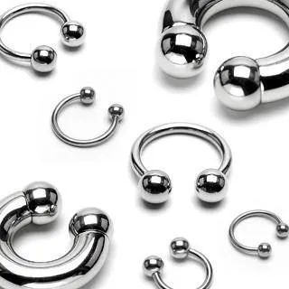 8g Stainless Circular Barbell internal Tulsa Body Jewelry Bracelets