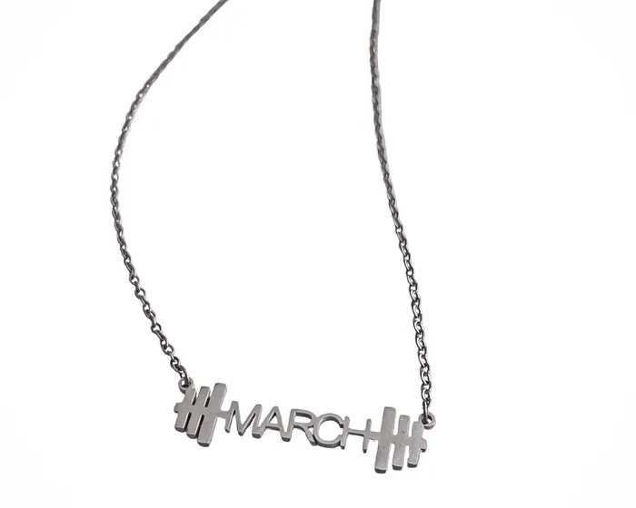 Barbell Beauties Necklaces Customized Necklace Barbell with Name