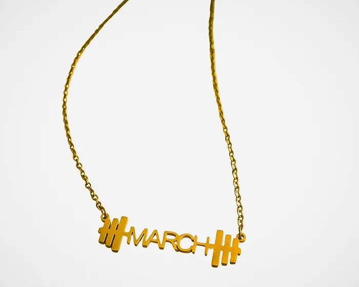 Barbell Beauties Necklaces Customized Necklace Barbell with Name