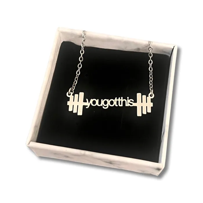 Barbell Beauties Necklaces Customized Necklace Barbell with Name