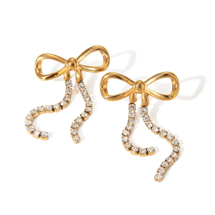 Bowknot Drop Earrings Mabel Love Co Earrings