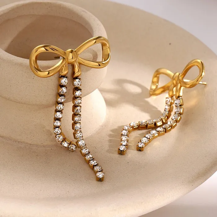 Bowknot Drop Earrings Mabel Love Co Earrings