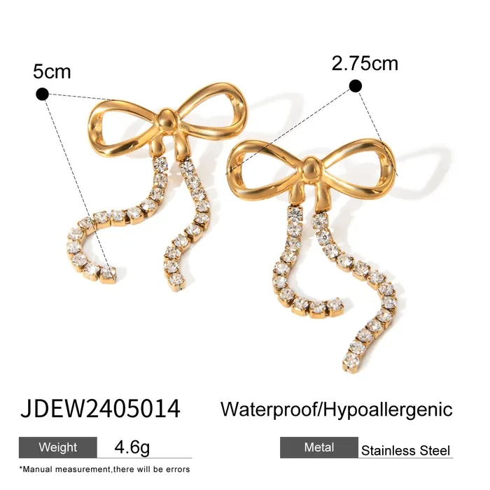 Bowknot Drop Earrings Mabel Love Co Earrings