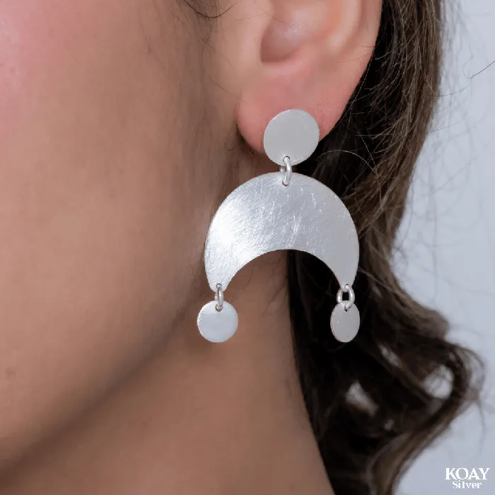 Crescent 01 Earring KOAY Silver Store Earrings