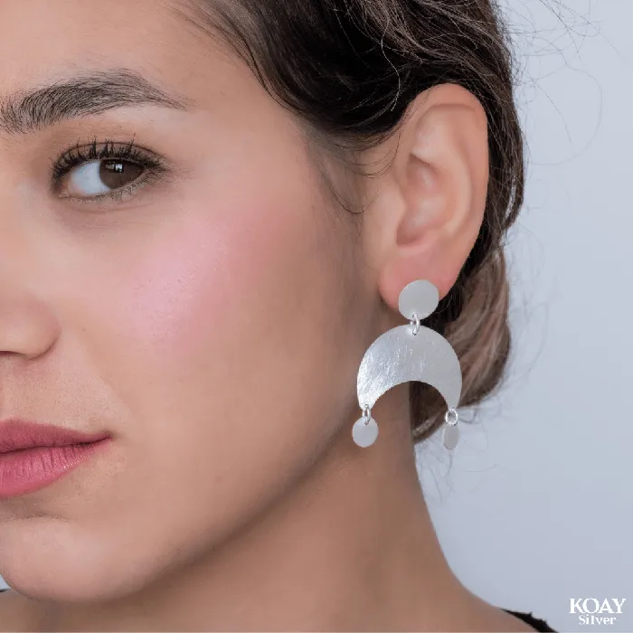 Crescent 01 Earring KOAY Silver Store Earrings