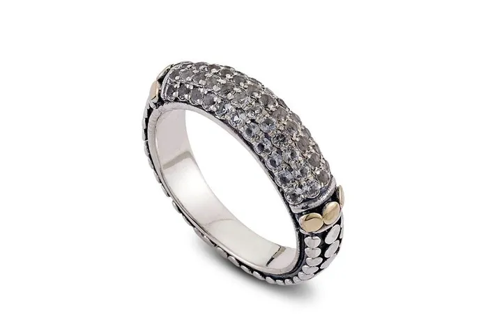 Dewi Sita Ring White Topaz Samuel B Rings