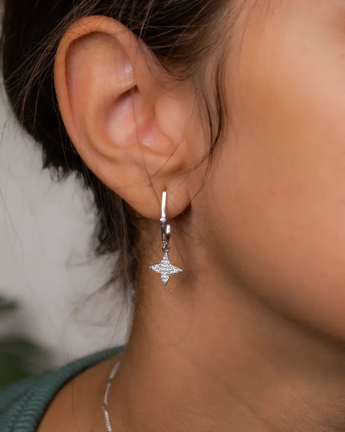 Double Star Earring KOAY Silver Store Earrings