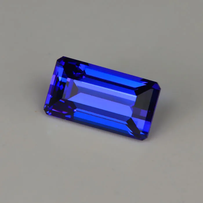 Emerald Cut Tanzanite Gemstone 240 Carats Moriartys Gem Art Earrings
