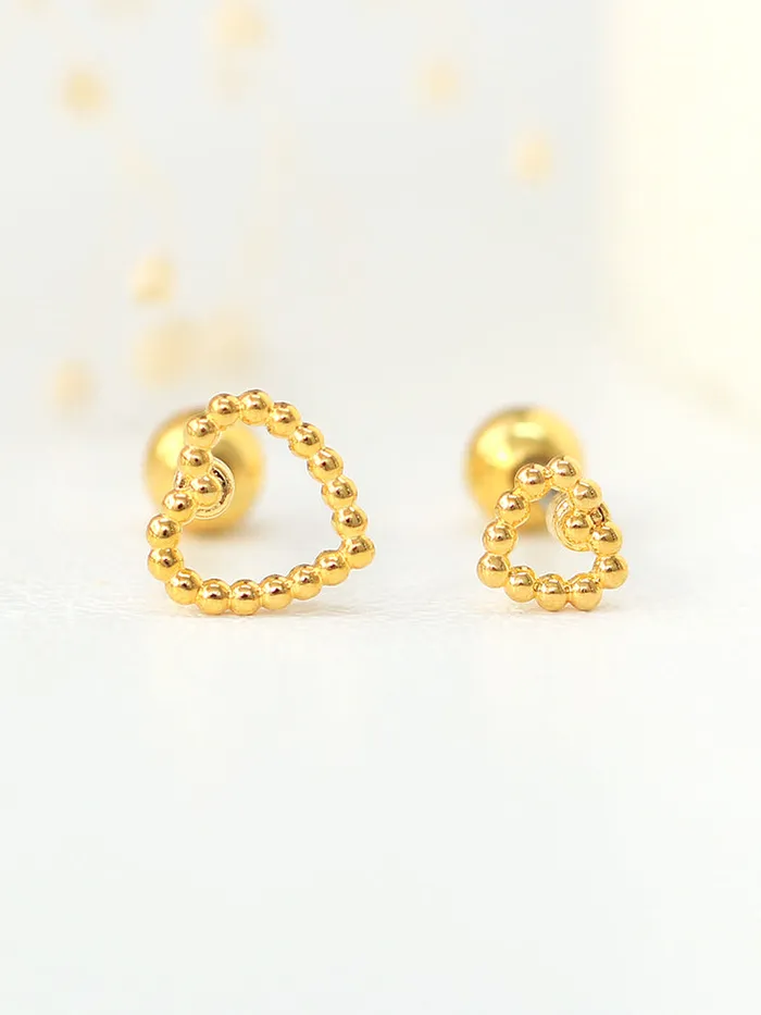 Heart ball Cartilage earring MinimalBijoux Earrings